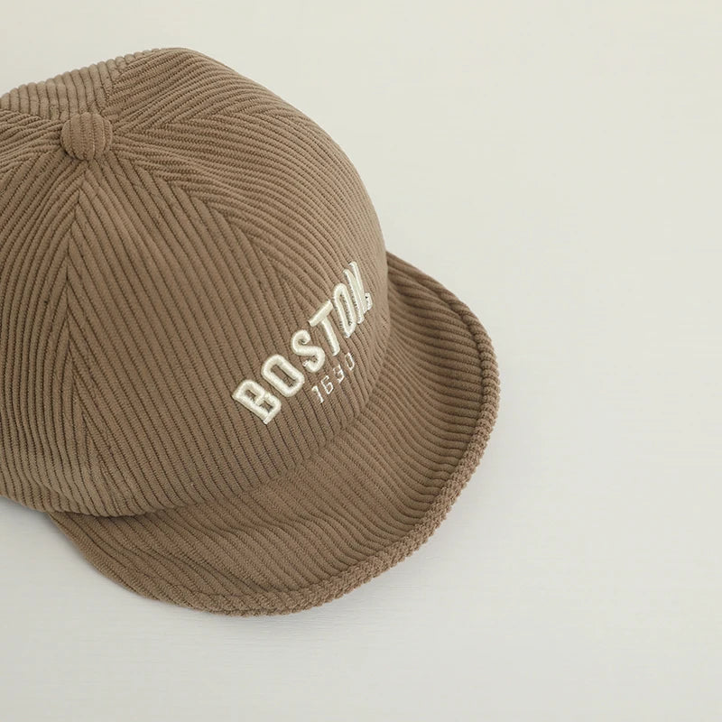 Corduroy Boston Baseball Hat